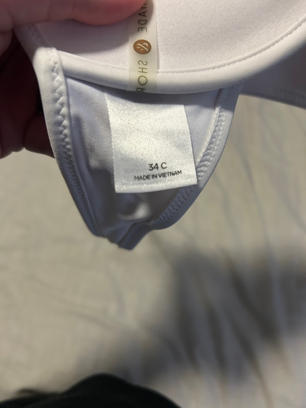 Shade & Shore White Halter Push-Up Bikini Top - Picture 3 of 6